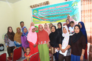 Mahasiswa Kukerta UR Koto Sentajo Taja Penyuluhan Keuangan Keluarga